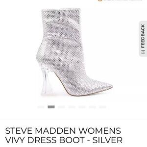 Brand new , Steve, Madden, rhinestone boots, very gorgeous, never worn ￼Paid 150